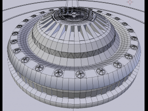 starship command center Model 3D