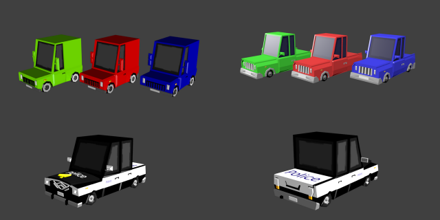 low-polycarpack 3D Model .c4d .max .obj .3ds .fbx .stl .blend 