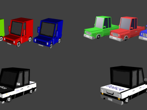 low-polycarpack 3D 모델