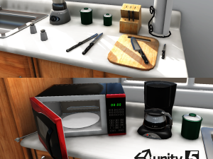kitchen items 3D 模型