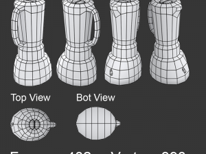 kitchen items 3D 模型