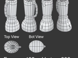 kitchen items 3D Model