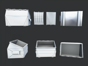 dumpster 3D 模型