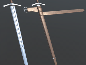 medieval sword 3D Model