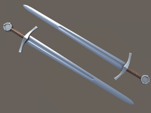 medieval sword Modelo 3D
