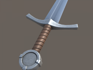 medieval sword Modelo 3D