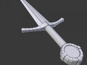 medieval sword Modelo 3D