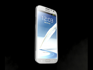 samsung galaxy note 2 3D 모델
