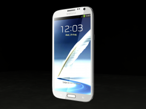 samsung galaxy note 2 3D 模型