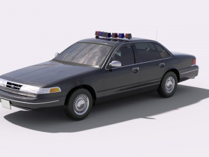 Police Vehicle 3D 모델