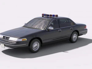 पुलिस वाहन 3D मॉडल