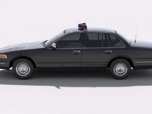 Police Vehicle 3D Model