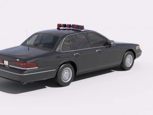 Police Vehicle 3D Model