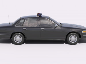 Police Vehicle Model 3D