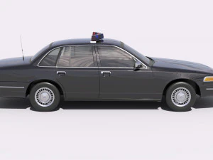 Police Vehicle 3D Model