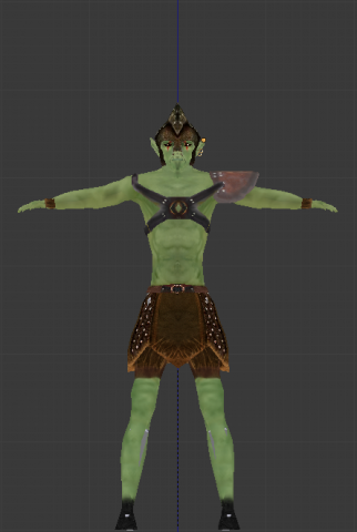 goblin low-poly 3D Model .c4d .max .obj .3ds .fbx .stl .blend 