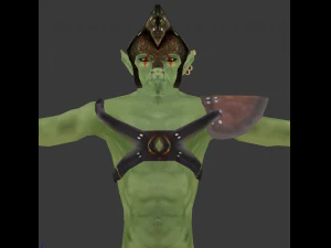 гоблин низкополигональная 3D Модель