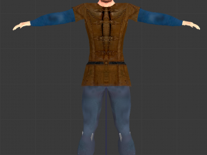 farmer low-poly 3D Model
