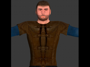 farmer low-poly 3D Model
