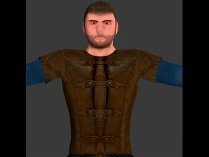 boer laag poly 3D Model