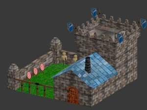 sala de treinamento Modelo 3D