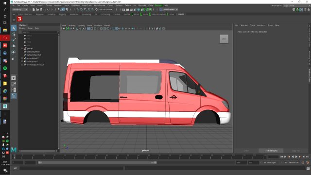 sprinter vrw mit gertefcher vorrichtung uv map Modèle 3D .c4d .max .obj .3ds .fbx .stl .blend 