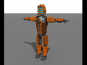 isaac clarke dead space voxel model 3D 模型