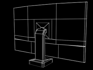pc monitor low poly 3D Model