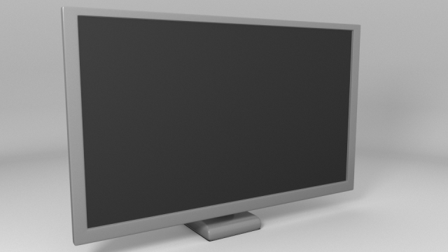 pc monitor low poly 3D Model .c4d .max .obj .3ds .fbx .stl .blend 