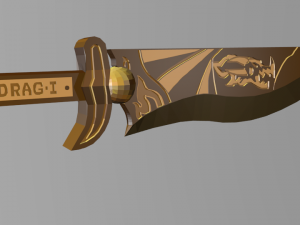 dagger drag-1 3D Print Model