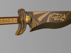 trascinamento del pugnale-1 Modello di stampa 3D