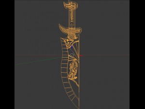 dagger drag-1 3D 프린트 모델