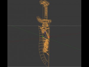 dagger drag-1 3D 프린트 모델