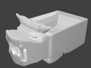 植木鉢盆栽 3Dプリントモデル