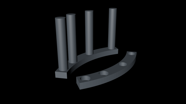 clamp for bag for 3d printer- 3d 3D Model .c4d .max .obj .3ds .fbx .stl .blend 