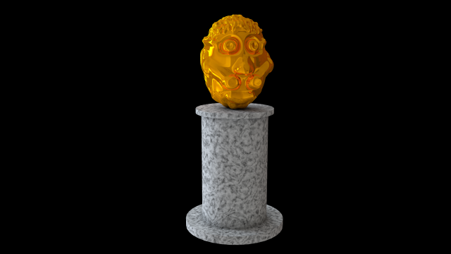 very strange face 3D Model .c4d .max .obj .3ds .fbx .stl .blend 