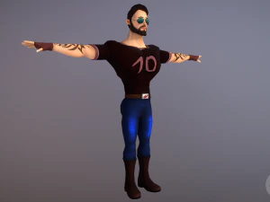 modello del personaggio jony Modello 3D