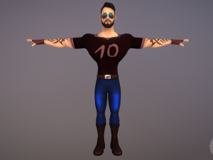 character model jony 3D 模型