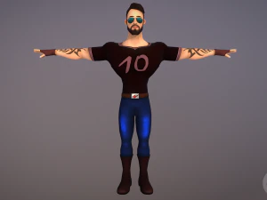 character model jony 3D Model