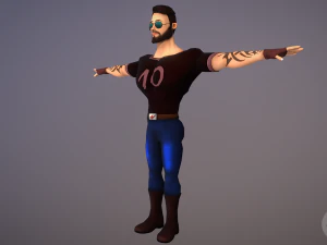 character model jony 3D Model