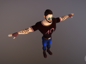 character model jony 3D 模型