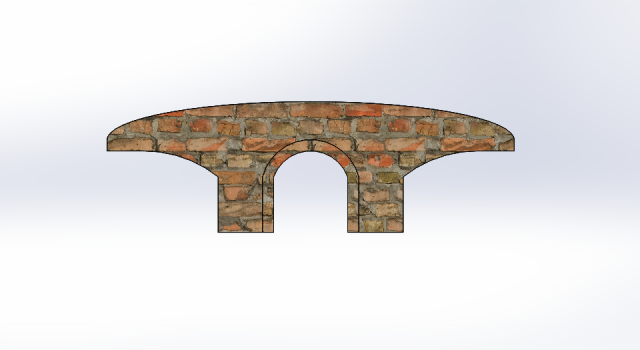 bridge in stream Model 3D .c4d .max .obj .3ds .fbx .stl .blend 