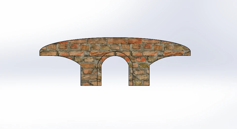 川の橋 3Dモデル .c4d .max .obj .3ds .fbx .stl .blend 