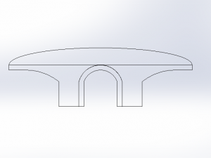 bridge in stream Model 3D