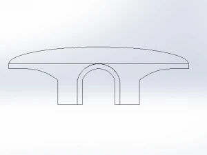 川の橋 3Dモデル