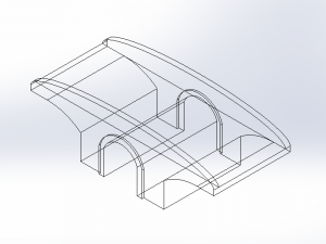 bridge in stream Model 3D