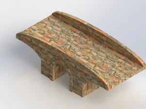 川の橋 3Dモデル