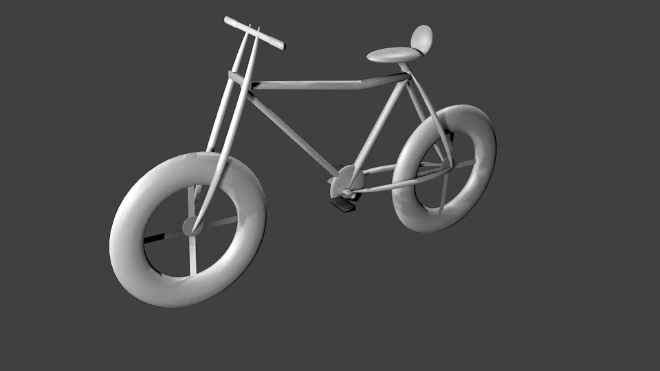 bicycle 3D Model .c4d .max .obj .3ds .fbx .stl .blend 