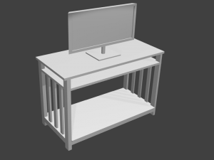 tv table 3D Model