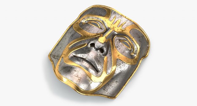 metal mask 3D मॉडल .c4d .max .obj .3ds .fbx .stl .blend 